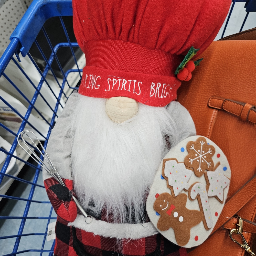Festive Red and White Holiday Gnome